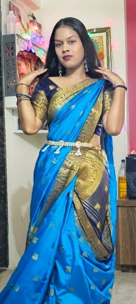 Indian college girl admiring her naked