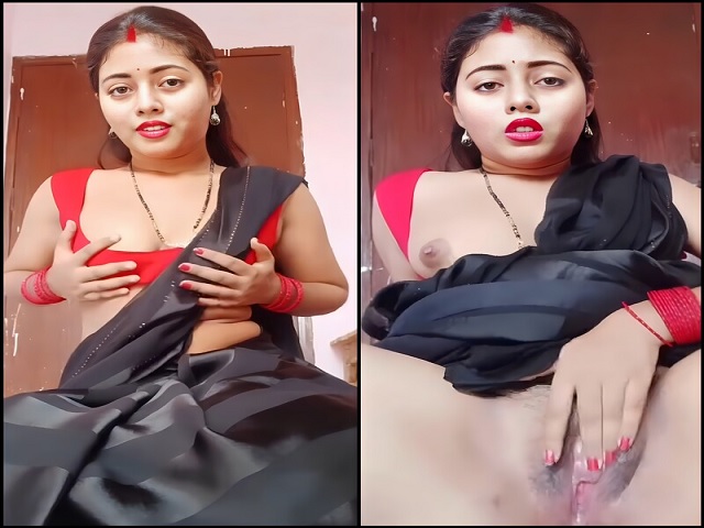 horny bhabhi in saree Desi fingering wet