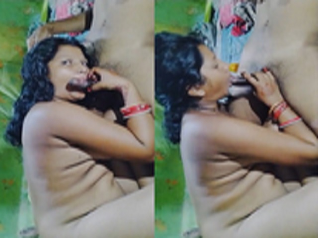 Odia bhabhi oil massaging dick and