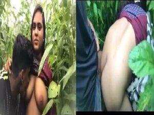 big boobs feeding girlfriend outdoor sex