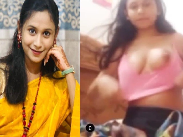 cute Bengali sex viral girlfriend topless video