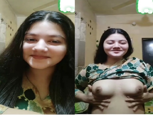 smiling chubby Indian girl nude boobs paid live