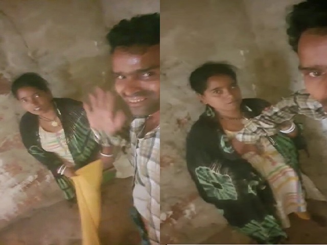 Bihari village girl boob press and viral