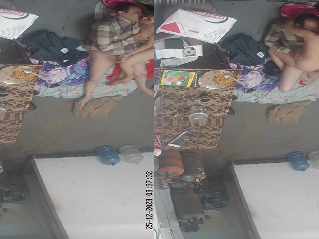 CCTV desi couple sex at home in hardcore raw