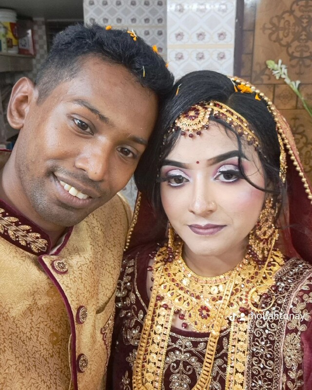 beautiful Bengali wife topless video call before