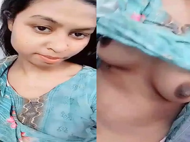 girlfriend rubbing boobs and hairy pussy FSI