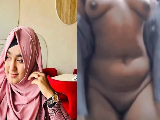 gorgeous hijab girl stripping shirt viral boobs