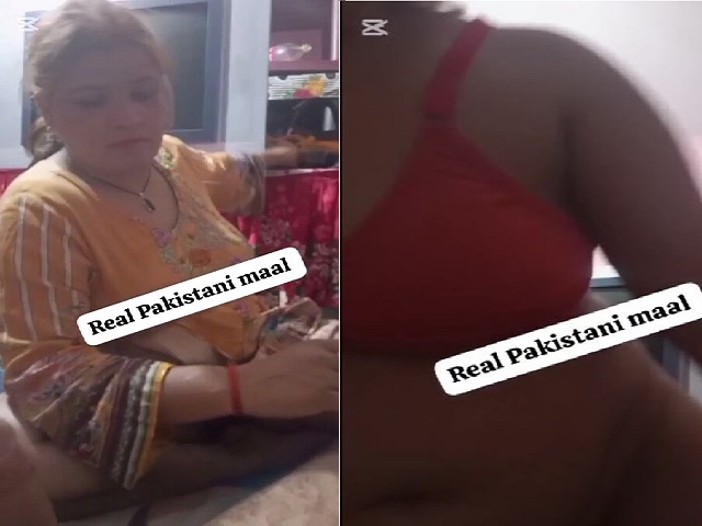 real Pakistani mature aunty sex and viral