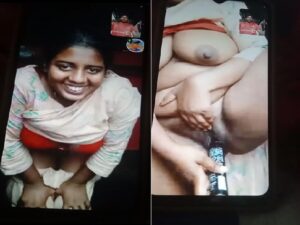 standing masturbation using bittle by big boobs