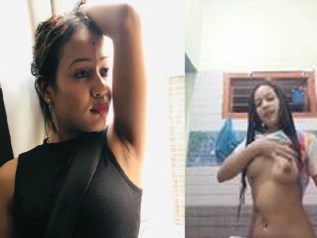 tattooed Assamese girl nude bath after viral