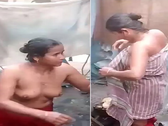 village bhabhi changing dress after viral nude