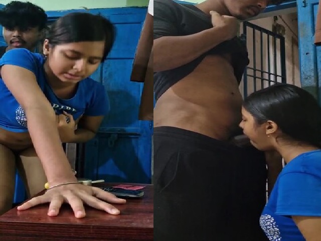 village office girl Indian blowjob and viral