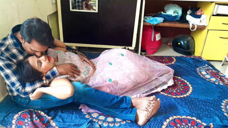 Indian porn wife big boobs pressing and