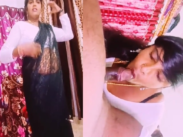 Telugu bhabhi sucks dick before fucking her