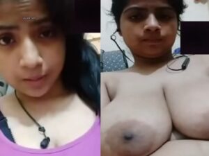 cute Chamet live girl big boobs showing on private