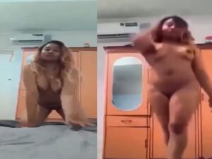 horny girl dance nude show and fingering