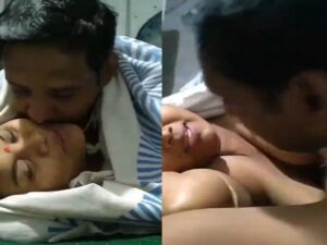 mature affair bhabhi boob press in blanket viral