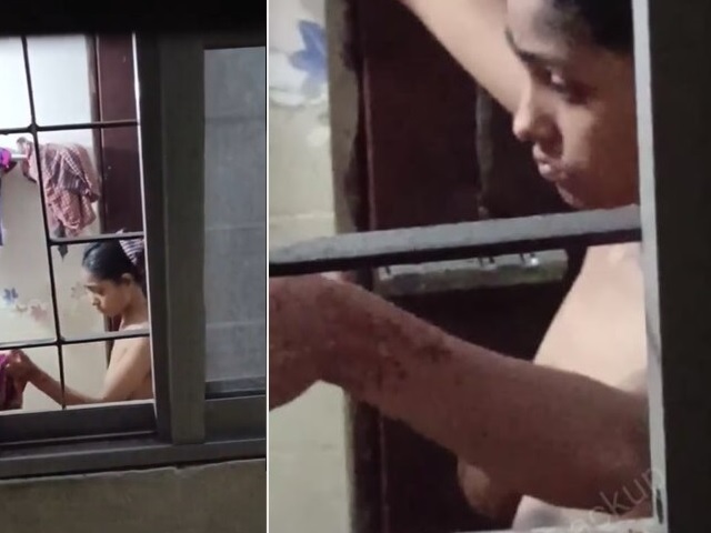 neighbor girl dress change after nude bath