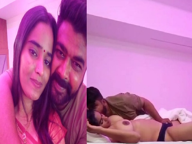 beautiful GF with big boobs in viral sex in hotel