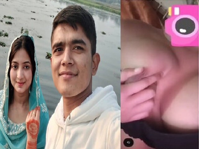 newly married wife fingering pussy with lover on video