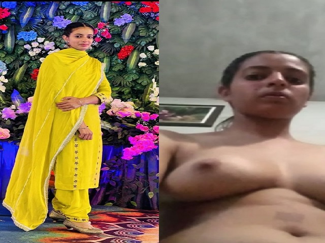 Punjabi girl topless video making for