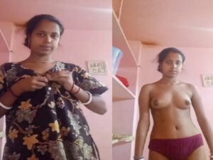 bhabi stripping nighty video making and nude