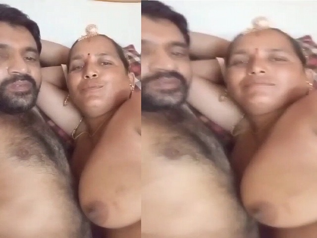 mature aunty hugging topless big boobs viral