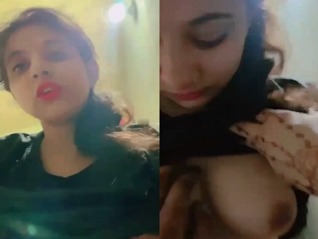 sexy GF riding dick with boobs show viral