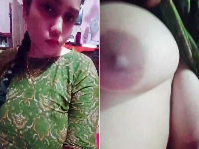 unsatisfied cute bhabhi topless selfie showing long