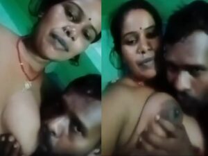 village wife boob sucking by husband viral