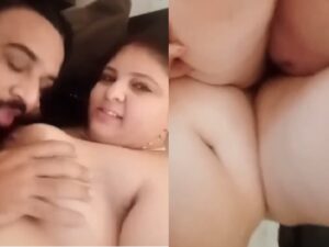 BBW wife boob feeding and erotic hardcore