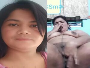 chubby Bengali bhabhi fingering nude on video