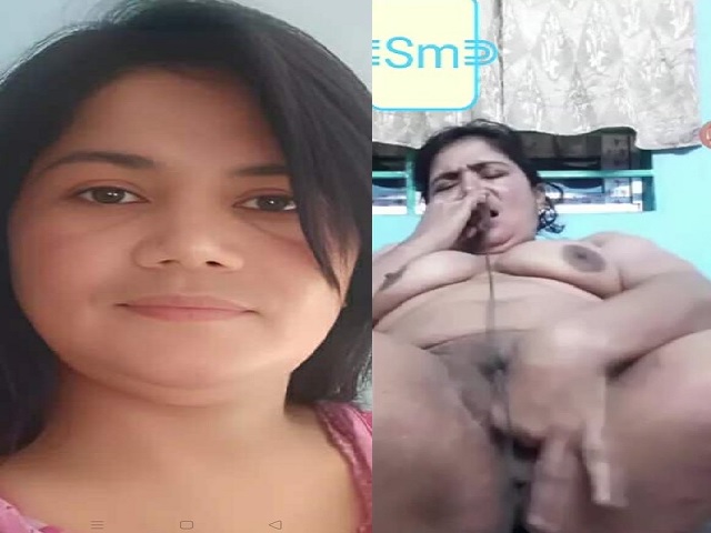 chubby Bengali bhabhi fingering nude on video