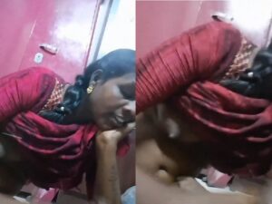 mature tattooed Tamil wife giving handjob to