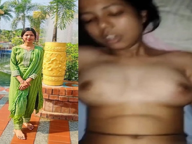 pretty desi girl fucking pussy with condom