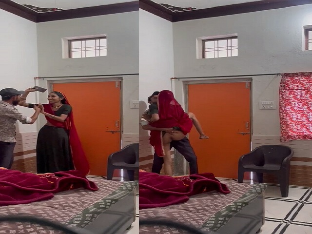 tall bhabhi quick sex with ex-lover at home viral