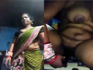 village wife stripping clothes and naked