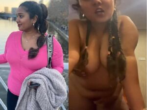 big boobs NRI girl viral doggy sex with