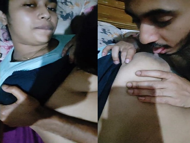 girlfriend nipple licking by boyfriend before