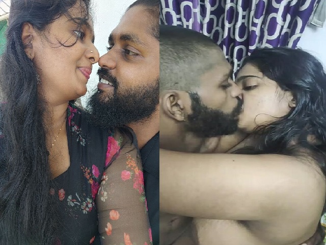 mallu girl kissing her lover and big boobs