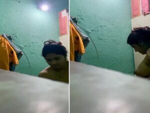 sexy mom dress change caught by horny son viral