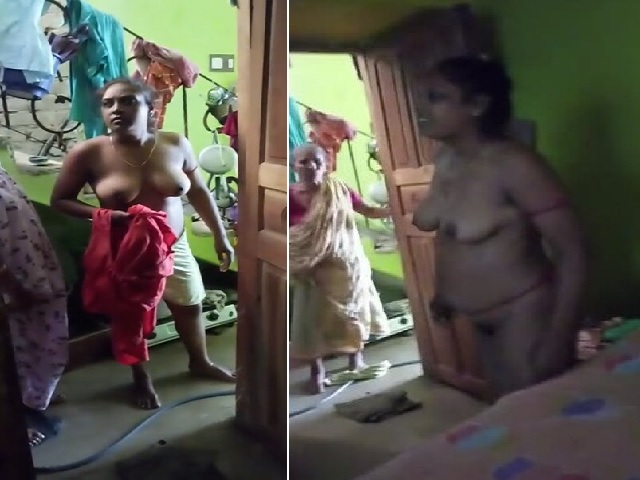 Bengali boudi arguing and going naked during video