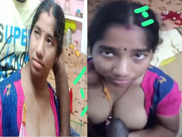 innocent bhabhi blowjob to husband for first