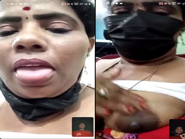 mature aunty licking dick role-play on video
