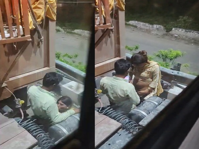 roadside romance and sex caught by employee viral