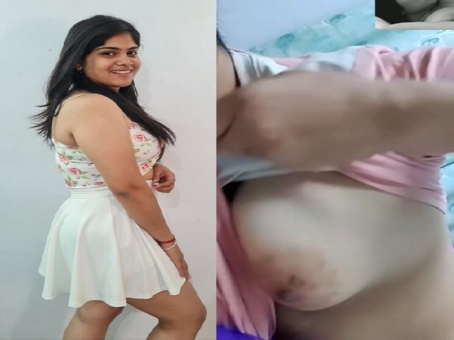 tattooed breasts Indian girl showing boob on video
