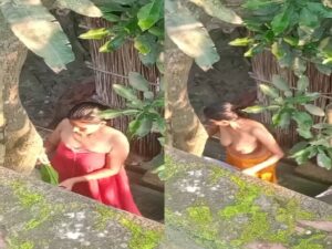 village mom petticoat removed boob show after
