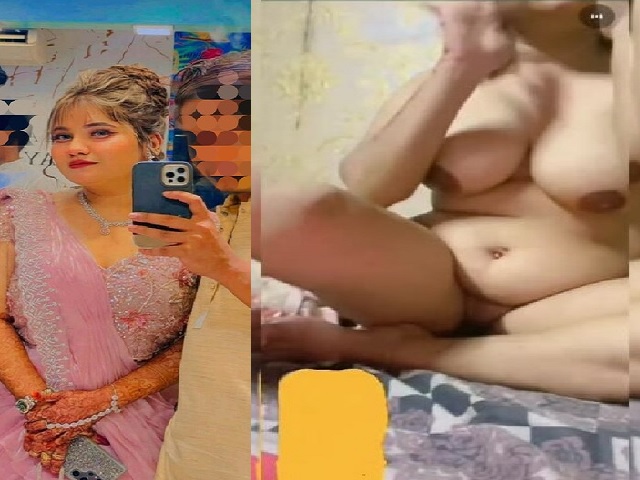 Bengali busty lady nude shows on video call to