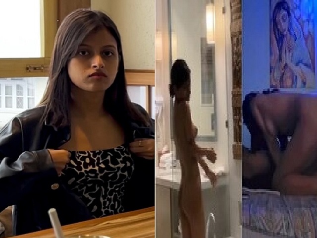 slutty Bengali girl hot boobs sucking by