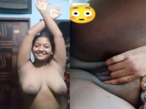 village GF topless selfie for boyfriend